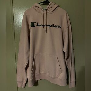 Light pink xl champion authentic Athleticwear pullover hoodie - Pocket, logo